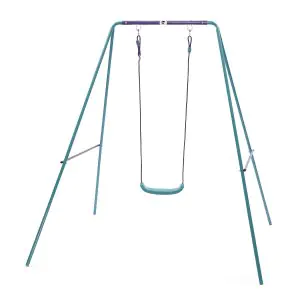 Plum Metal Single Swing Set