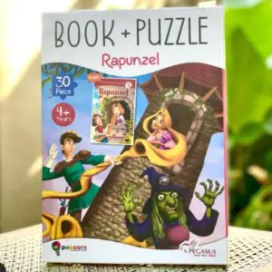 Popcorn Book + Puzzle Rapunzel - 30 Pieces