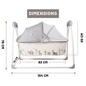 R For Rabbit Lullabies Cradle Auto Swing With Remote Control