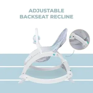 R for Rabbit 3 in 1 Rock N Play Rocker Green Grey