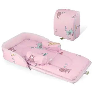 R for Rabbit Baby Nest Lite Bed Portable - Blush Pink