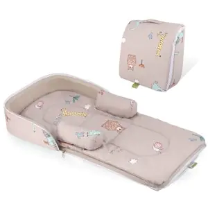R for Rabbit Baby Nest Lite Portable Bed - Tan Brown