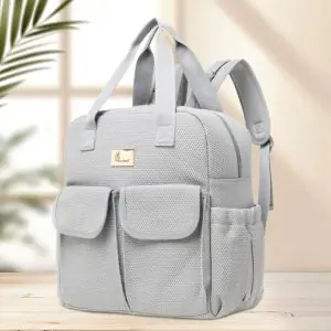 R for Rabbit Caramello Breezy Premium Material Diaper Bag DBCMBG10 (Grey)