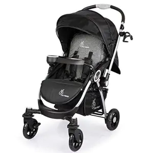 R for Rabbit Chocolate Ride Stroller (Black)