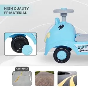 R for Rabbit Giffy Baby Push Ride On Car - Blue