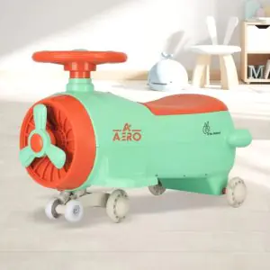 R for Rabbit Iya Iya Aero Swing Car Green Orange
