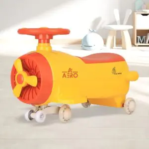 R for Rabbit Iya Iya Aero Swing Car Yellow Orange