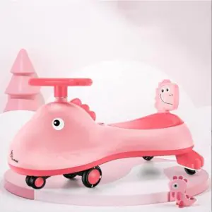 R for Rabbit Iya Iya Dino Swing Car Pink