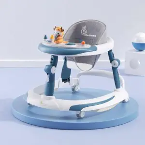 R for Rabbit Little Feet Plus Walker Blue