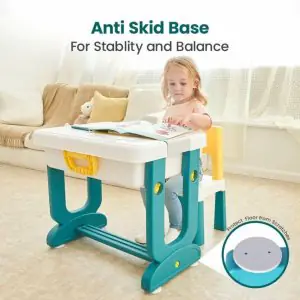 R for Rabbit Little Genius Learner Study Table Set with Chair