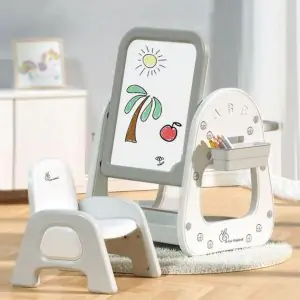 R for Rabbit Little Genius Picasso – Multifunctional Kids Study Table Chair Set