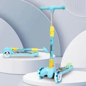 R for Rabbit Road Runner Scooter Blue - PU LED Wheels
