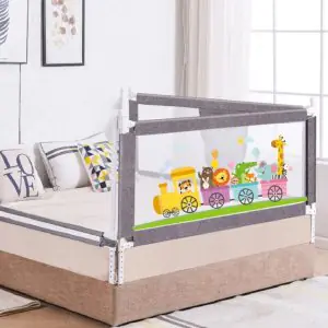 R for Rabbit Safari Bed Rail BRSGSG02 - (Grey)