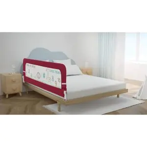 R for Rabbit Safe guard Bed Rail Red