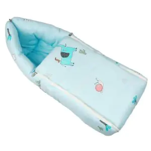 R for Rabbit Snuggy Baby Bed - Blue