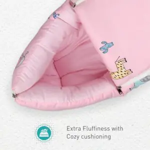 R for Rabbit Snuggy Baby Bed - Pink