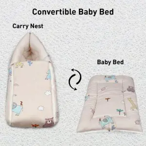 R for Rabbit Snuggy Baby Bed - Tan Brown