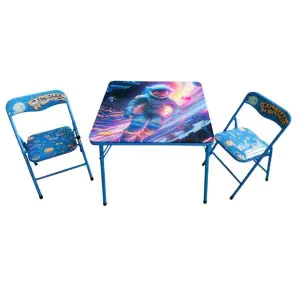 Ramson Astronaut Folding Table and Two Chairs Set