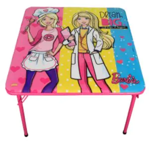 Ramson Barbie Folding Table and Two Chairs Set