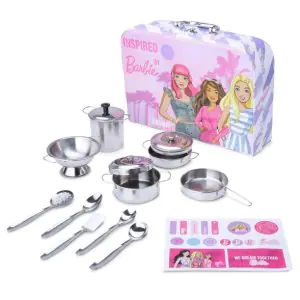 Ramson Diy Barbie Kitchen Play Set of 13 pcs