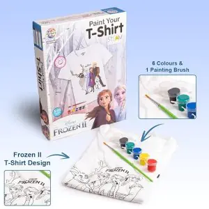 Ratna's DIY Kit Paint Your T Shirt Disney Marvel Series Frozen II