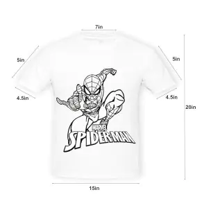Ratna's DIY Kit Paint Your T Shirt Disney Marvel Series Spiderman