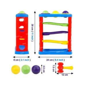 Ratna's Hammer Ball Game For Babies And Toddlers