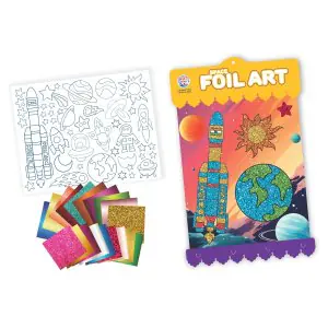Ratna's Space Foil Art DIY Activity
