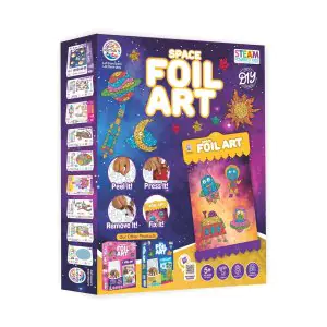 Ratna's Space Foil Art DIY Activity