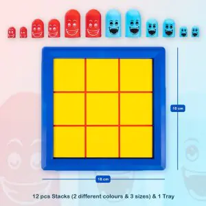 Ratna's Tic Tac Stack Tic Tac Toe With Tripple Fun