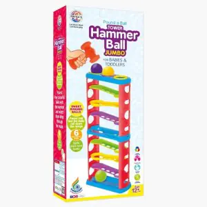 Ratna's Tower Hammer Ball Jumbo Multicolor