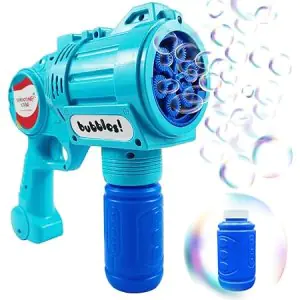 Rowan Bubble Blaster Blue Machine Gun with LED
