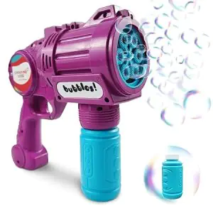 Rowan Bubble Blaster Purple Machine Gun with LED