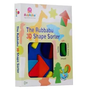 Rubbabu 3D Shape Sorter Puzzle Geometrical