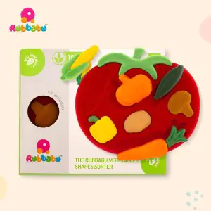 Rubbabu 3D Vegetable Shape Sorter