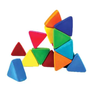 Rubbabu Just Triangles Foam Blocks