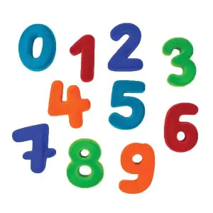 Rubbabu Magnetic Numerals Set