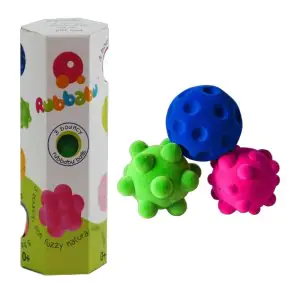 Rubbabu Soft Stress Balls Natural Rubber Foam Balls