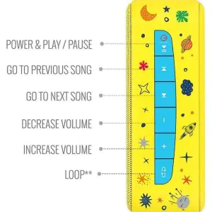 SAREGAMA Carvaan Mini 2.0 Kids W/MIC Yellow