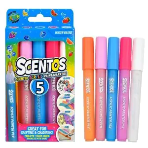 Scentos Acrylic Markers (Pack of 5)