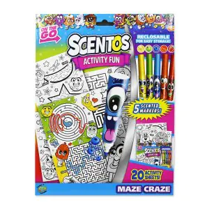 Scentos Activity Fun Maze Craze (20 Activity Sheets)