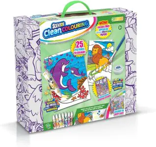 Scentos Clean Colouring Markers Creatures Set