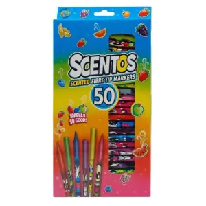 Scentos Fibre Tip Pens (Pack Of 50)