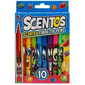 Scentos Fibre Tip Pens (Pack of 10)
