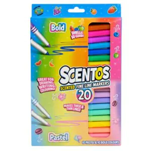 Scentos Fine Line Markers (Pack Of 20)