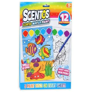 Scentos Magic Water Painting Pictures (12 Sheet)