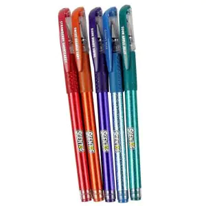 Scentos Metallic Gel Pens (Pack of 5)