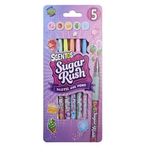 Scentos Sugar Rush Pastel Gel Pens (Pack of 5)