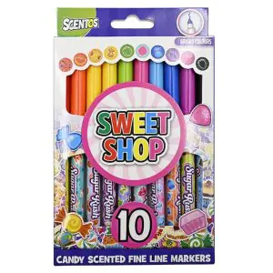 Scentos Sweet Shop Fine Line Markers (Pack of 10)