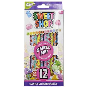 Scentos Sweet Shop Pencils Colour (Pack of 12)